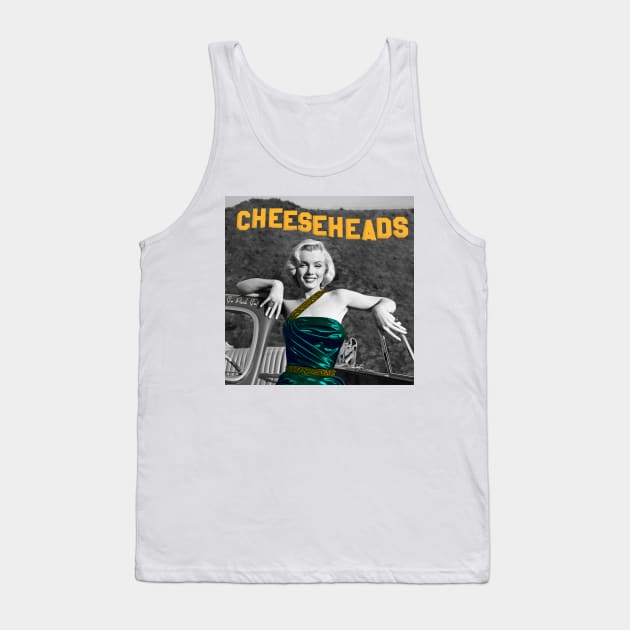 Marilyn at the Cheeseheads Sign in Hollywood Tank Top by Rad Love